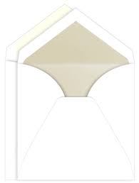 pearl lined inner outer envelopes