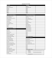 13 Budget Planner Templates Free Sample Example Format Download