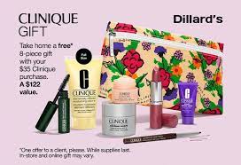 clinique gifts at dillard s 2024