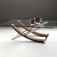 Tusk Rectangular Glass Coffee Table Casa