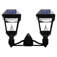 Gama Sonic Imperial Ii Dual Solar Post Lamp Commercial