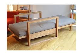 Single Seater Solid Oak Cuba Sofa Bed