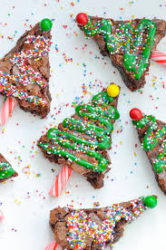 A christmas treat for chocolate fans! Kara S Party Ideas Brownie Christmas Trees Recipe Holiday Cleanup Made Easy Kara S Party Ideas
