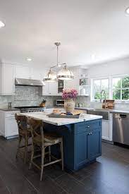 Since kitchen islands are the centerpiece of kitchens, they create the perfect opportunity to add a creative and personal touch to your culinary space. Layout Stools For Kitchen Island Kitchen Island Design Blue Kitchen Designs