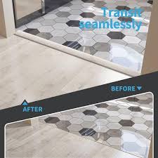 art3d white washed 1 57 in x 120 in self adhesive vinyl transition strip for joining floor gaps floor tiles light