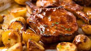 Pork loins are all about. Oven Baked Pork Chops With Potatoes Recipetin Eats