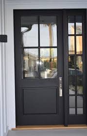 Black Exterior Doors Wood Front Doors