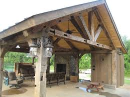vintage barn beam pavilion rustic