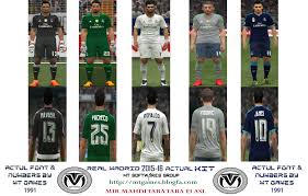 Real madrid 2015/2016 jersey font. Pes 2015 Real Madrid 2015 16 Kit Logo Wc By Mt Games Pes Patch