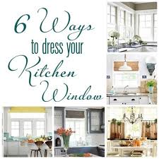 Kitchen window treatments can be overlooked when actually they offer the best opportunity to finish off your kitchen look in a very practical way. 6 Ways To Dress A Kitchen Window Centsational Style