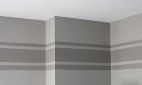 Tone On Tone Wall Stripe Tutorial