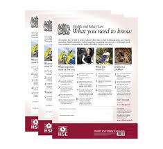 Supersedes the earlier editions published with you can continue to display existing copies of the 1999 health and safety law poster until 5 april 2014, as long as they are readable and contain up. Rigid Plastic Health Safety Law Poster Marlowe Fire Security