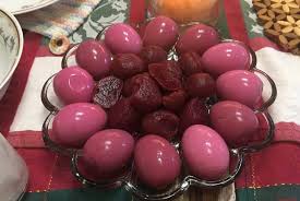 simple red beet pickled eggs swiss villa