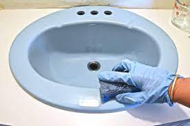 how to paint porcelain sink storables
