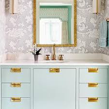 The cabinet is made of imported име на продукта： green bathroom vanity cabinets. Mint Green Floating Bath Vanity Design Ideas