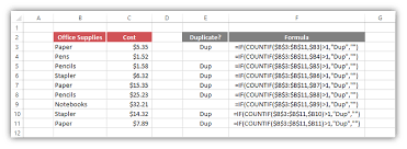 remove duplicate excel cell data