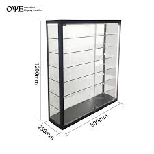 China Wall Display Cases For