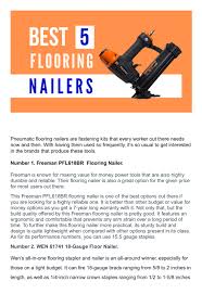 ppt best flooring nailers top 5