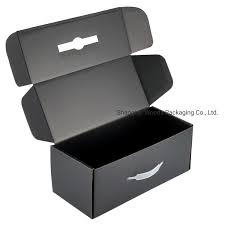 black matte cardboard kraft box