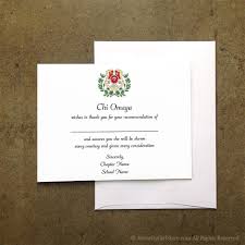 Maybe you would like to learn more about one of these? Chi Omega Rec Acknowledgment Flat Card Sorority Girl Store