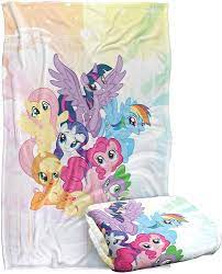 Amazon.com: My Little Pony Tv Pony Group Silky Touch Super Soft Throw  Blanket 36