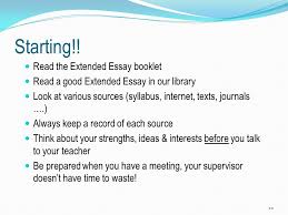 Ib extended essay language b