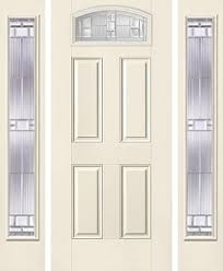Saratogatm Camber Top Lite 4 Panel Smooth Star Door 2 Sides