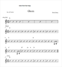 15 Word Guitar Chord Chart Templates Free Download Free