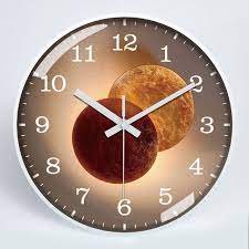 Metallic Aesthetic Wall Clock