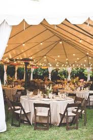 rustic themed outdoor tant wedding