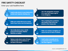 fire safety checklist powerpoint