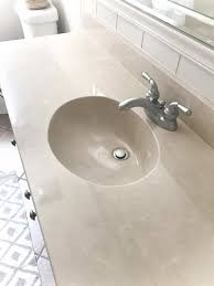 Bathroom countertops and sinks sink bathroom countertops. Diy Painted Bathroom Sink Countertop Bless Er House