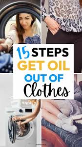 how to get olive oil out of clothes 15