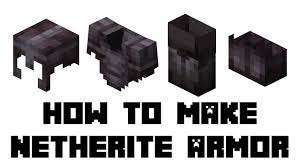 To do that, you need to know how to get netherite and that is via ancient debris. Minecraft How To Make Netherite Armor Helmet Chestplate Leggings Boots Youtube