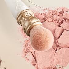 rounded powder blush brush artificial