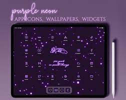 Ipad App Icons Neon Ipad Icon Pack