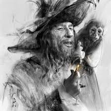 Andy beckwith, angus barnett, bill nighy and others. Artstation Captain Barbossa Anastasiya Sharynskaya