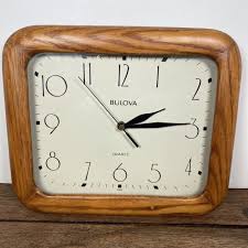 Bulova Wooden Wall Clocks For