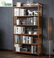 pure bamboo book shelf cabinet simple