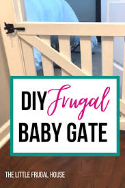 Here's what each item cost: Diy Baby Gate Or Dog Gate The Little Frugal House