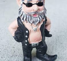 Biker Garden Gnomes Weather Resistant