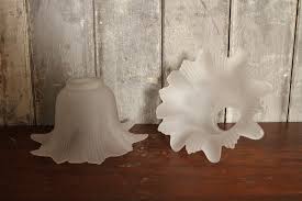 Victorian Style Frosted Glass Shade
