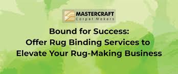 offer rug binding services to elevate