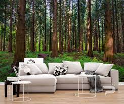 Spring Forest Wall Mural Green Forest