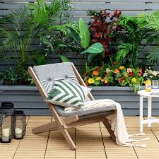 Costway Traditional Folding Deck Chair