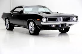Maybe you would like to learn more about one of these? 1973 Plymouth Cuda Black On Black 440 Six Pac 727 Chrome