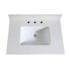 Check spelling or type a new query. Avanity Vut31wq R 31 Inch White Quartz Vanity Top With Rectangular Undermount Sink