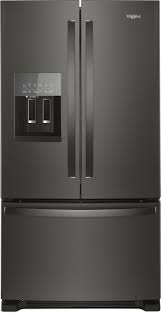 2016 whirlpool french door with icemaker in the fridge section. Whirlpool Wrf555sdhv 36 Inch French Door Refrigerator With 24 7 Cu Ft Capacity Everydrop Filtration Ice And Water Dispenser Spillproof Glass Shelves Humidity Controlled Double Crisper Temperature Controlled Drawer And Energy Star Certified