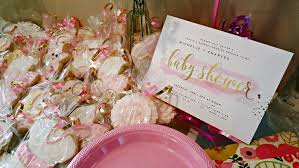 the ultimate pink and gold baby shower