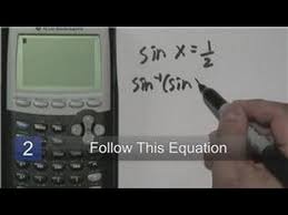 how to calculate an angle with trig